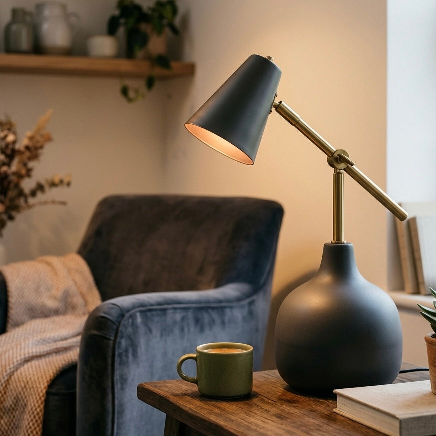 Table Lamp “Velvet Glow”