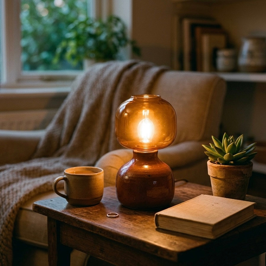 Table Lamp “Amber Drop”